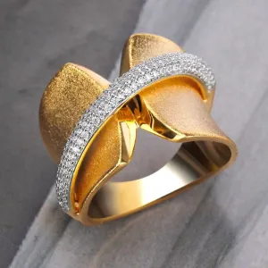 Luxury Bold Sapphire Engagement Ring Women Party Jewelry