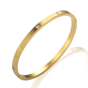 Luxury Crystal Love Bangles Cubic Zirconia Bracelets