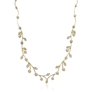 Magnificent Garden Necklace in 14k Gold with Diamonds LN4077 WHITE 14K X