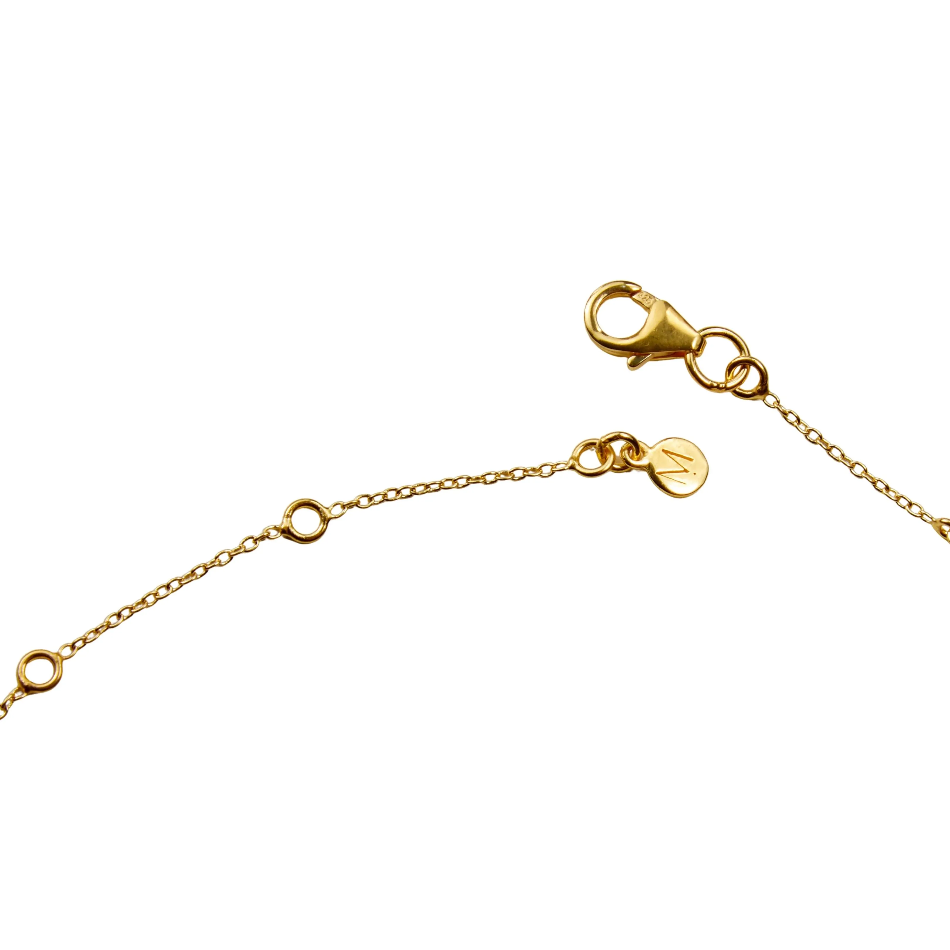 Marilyn Necklace in Gold with Ruby Quartz