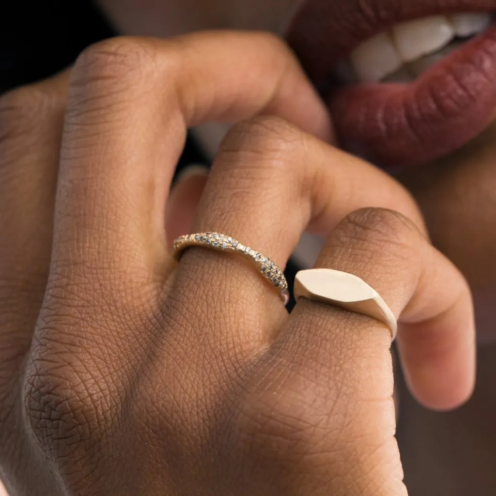 Medium Gold Signet Ring