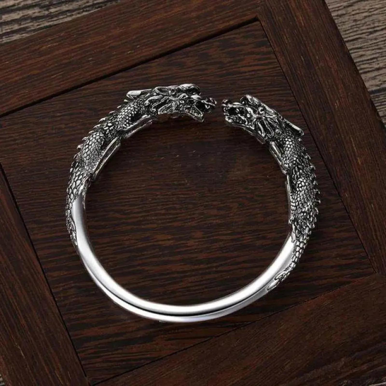 Men's Double Dragon Heads Bracelets