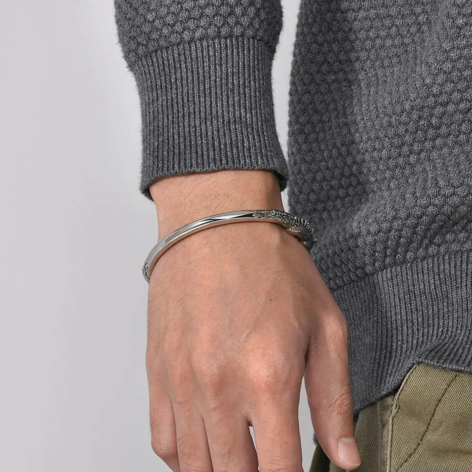 Men's Double Dragon Heads Bracelets