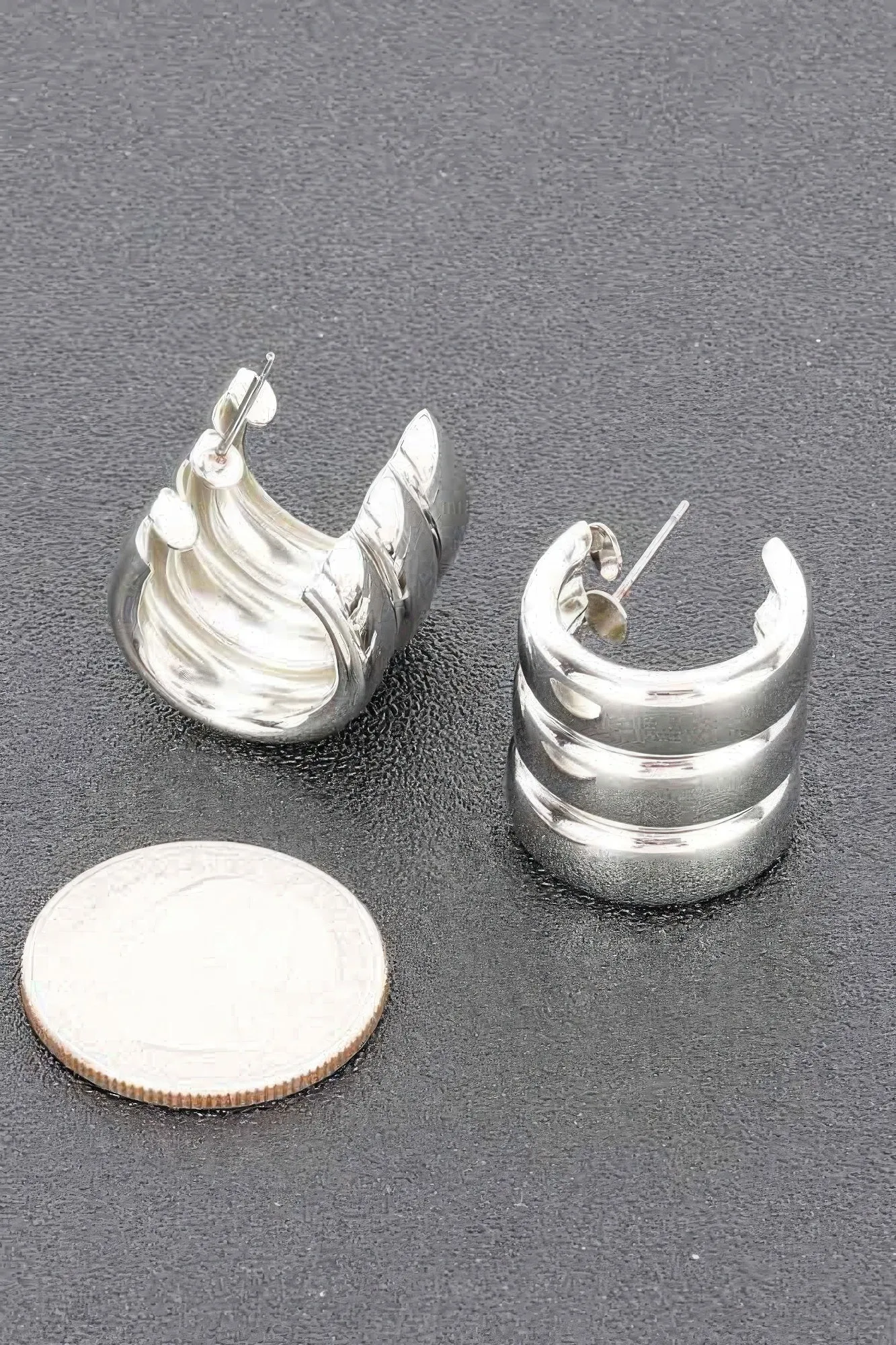 Metal Chic Coil Earring