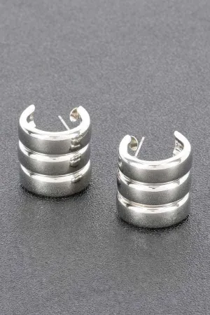Metal Chic Coil Earring