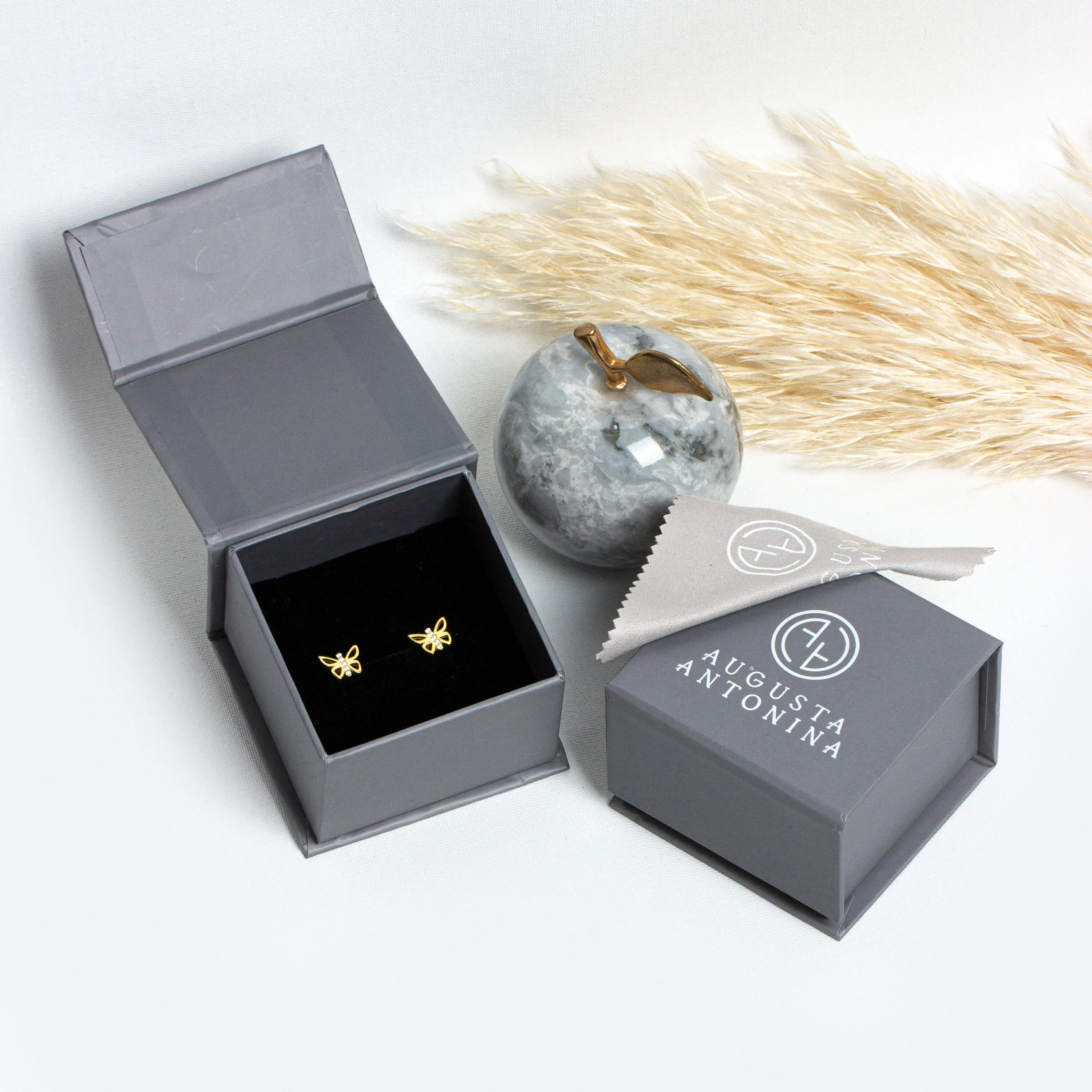Minimalist Butterfly Stud Earrings