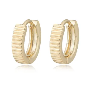 Minimalist Glossy Stripe Silver Studs Earrings for Women Minimalist Glossy Stripe Silver Studs Earrings for Women