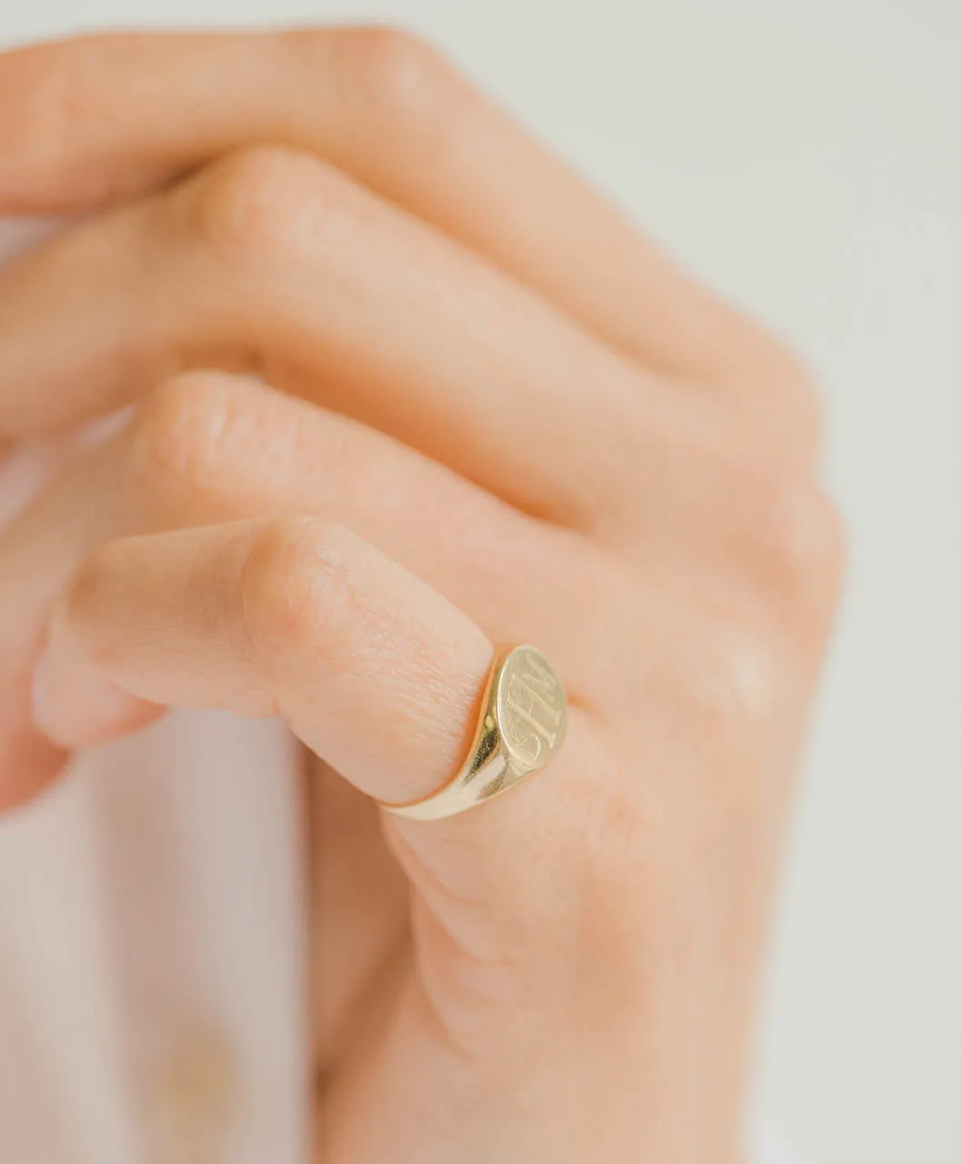 Monogram Signet Ring