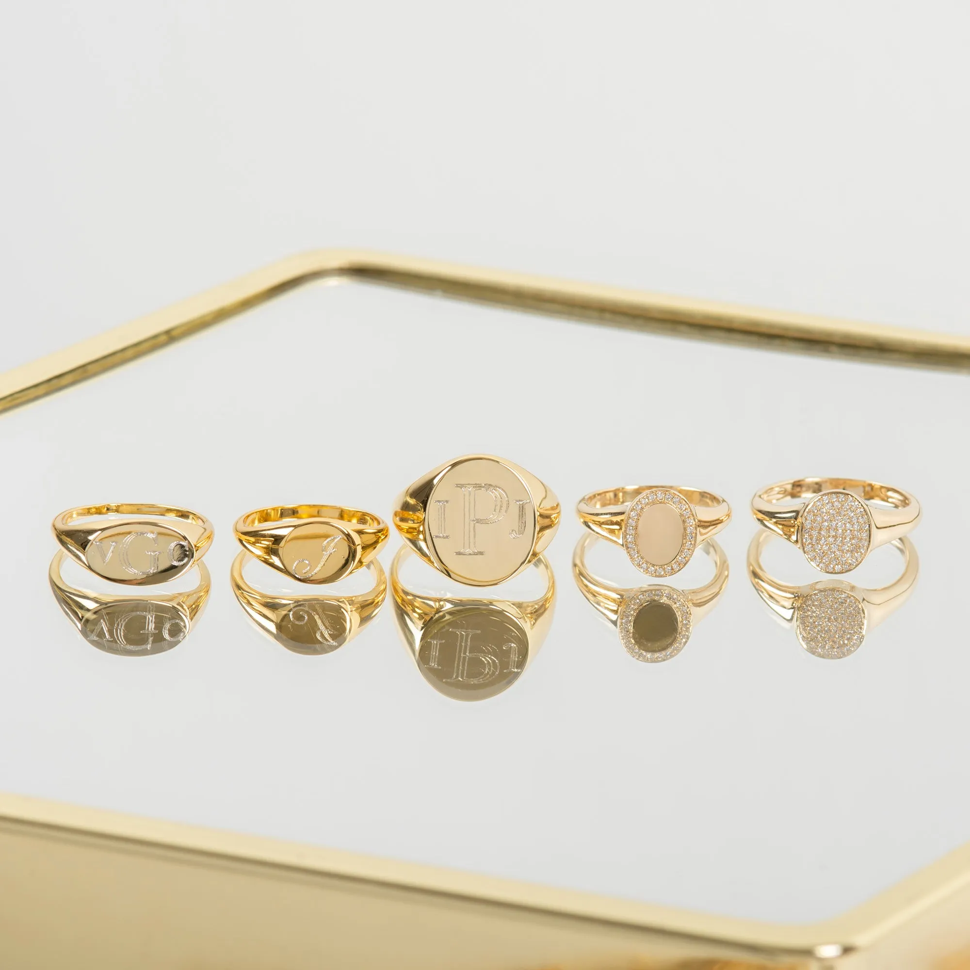 Monogram Signet Ring