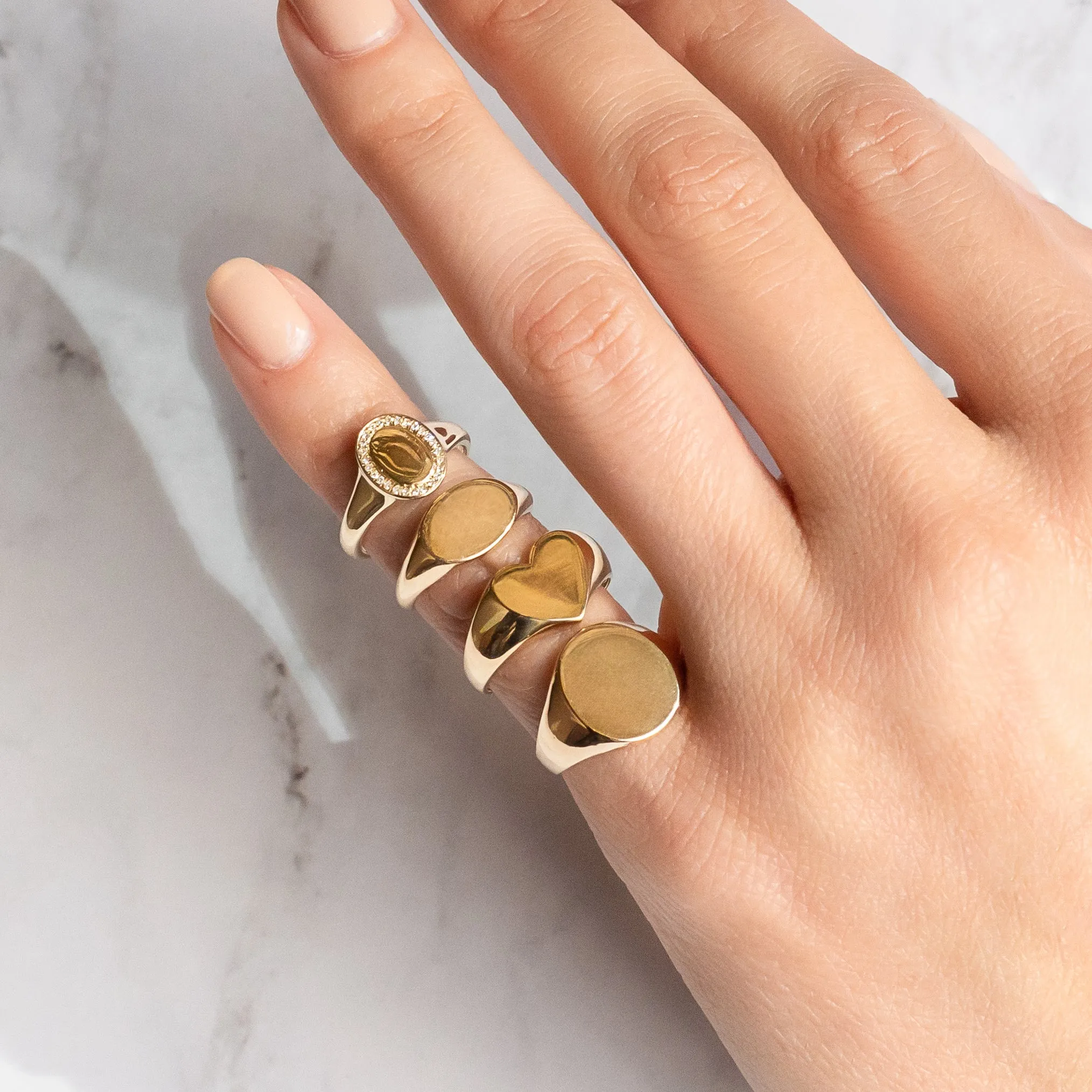 Monogram Signet Ring