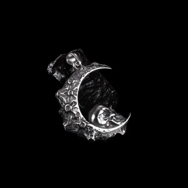 Moon Skull Necklace