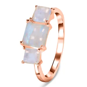 Moonstone Rose Gold Vivienne Ring