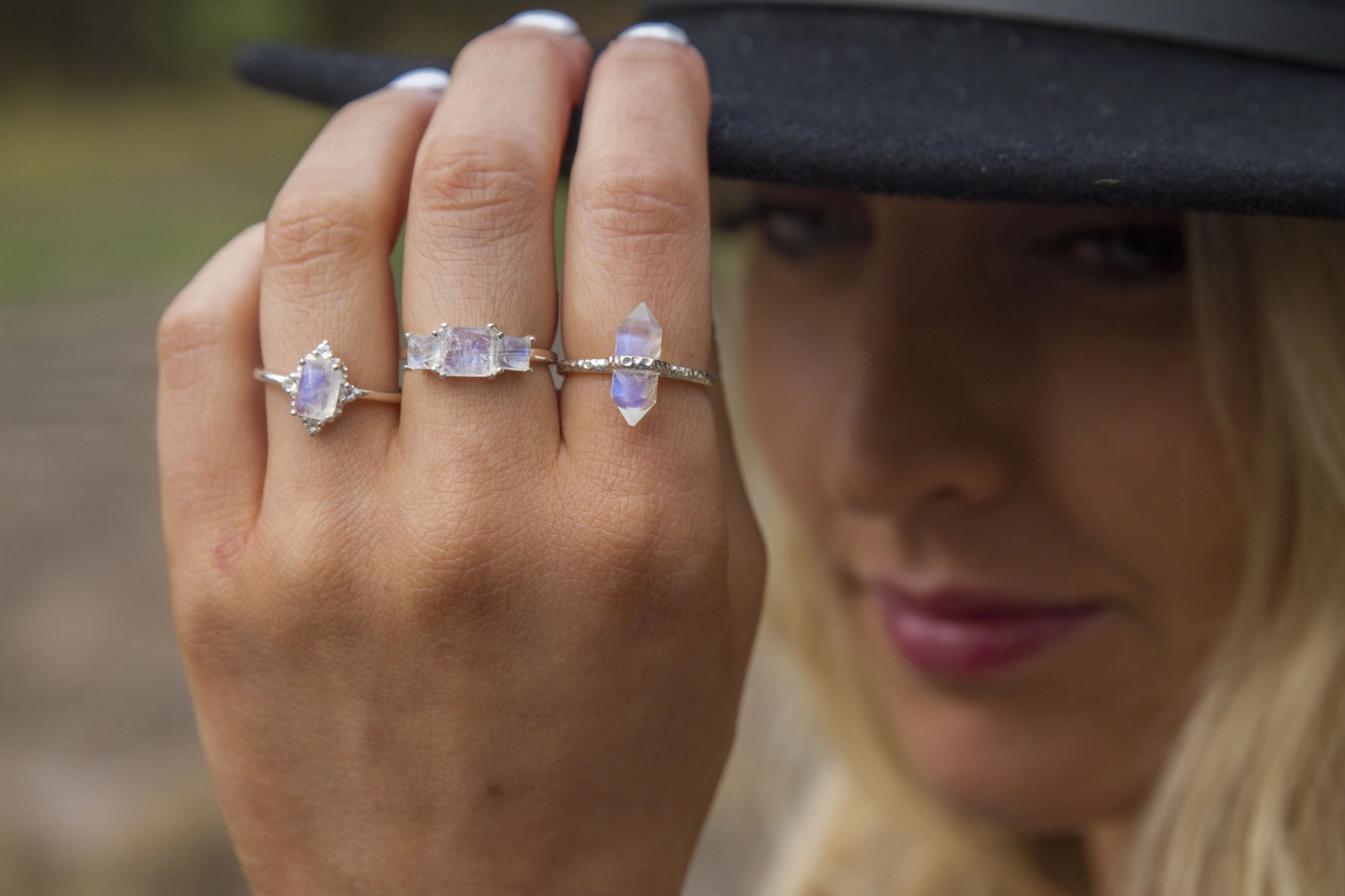 Moonstone Silver Vivienne Ring