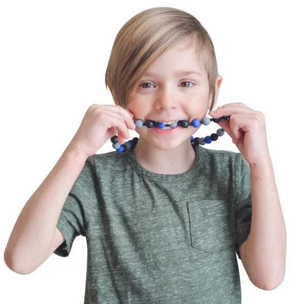 Munchables Kid's Chew Necklace Camo Black