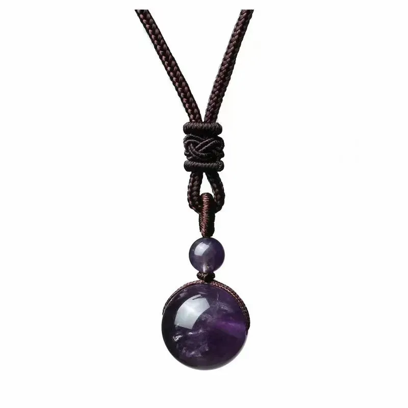 Natural Tiger Eye Stone Necklace for Women Men High Quality Round Beads Pendants Necklaces