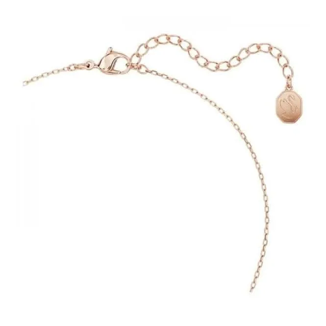 Nice White Rose Gold-tone Plated Feather Pendant 5663483
