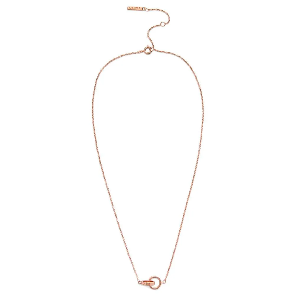 Olivia Burton Interlink Rings Necklace