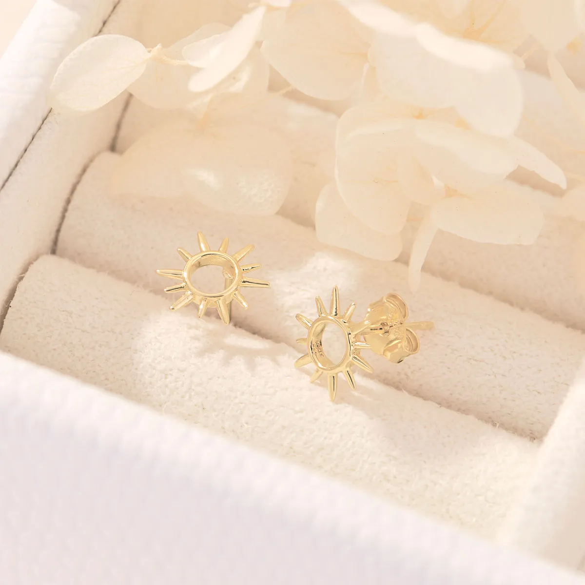 Open Sunshine Studs Gold
