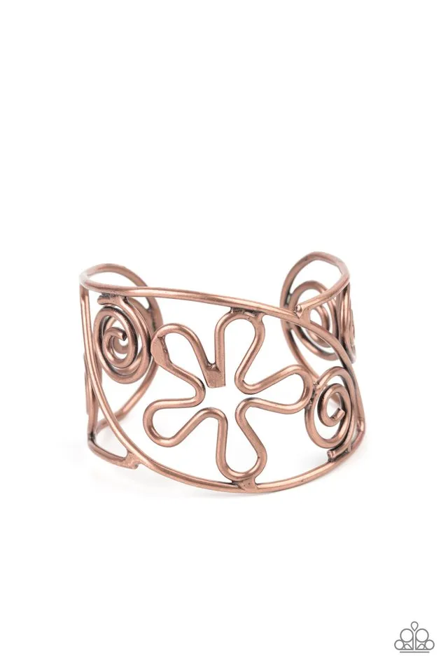 Paparazzi Bracelet ~ Groovy Sensations - Copper