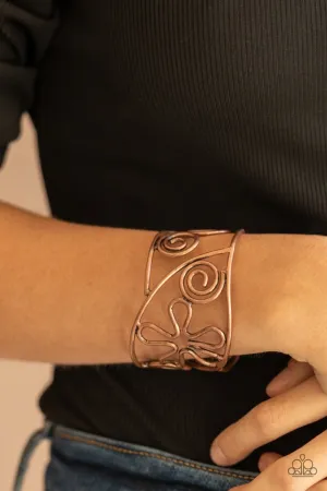 Paparazzi Bracelet ~ Groovy Sensations - Copper