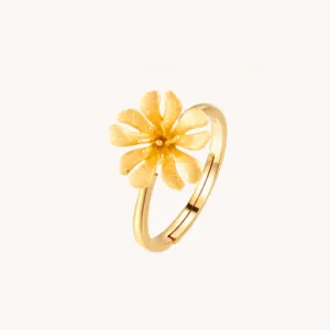 Parijatak gold adjustable ring W.