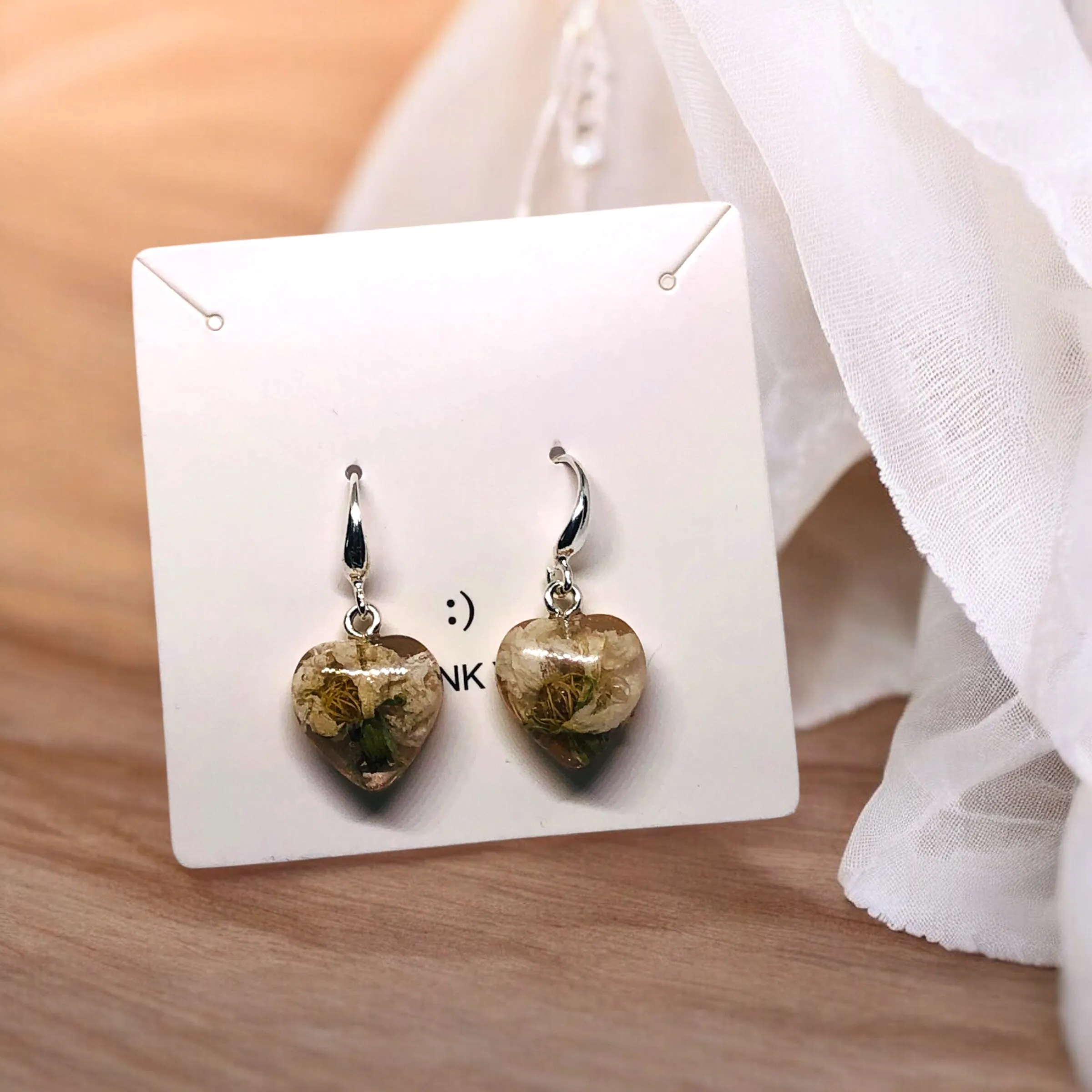 Petite Floral Huggies and Necklace Set