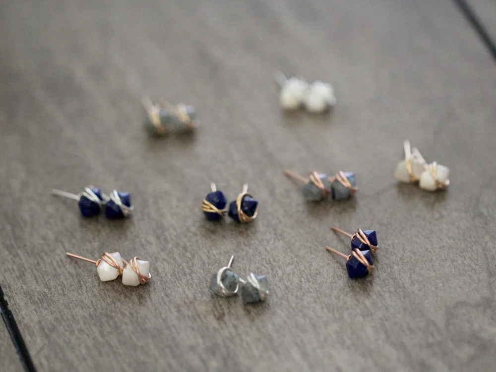Pike Studs - Mother of Pearl
