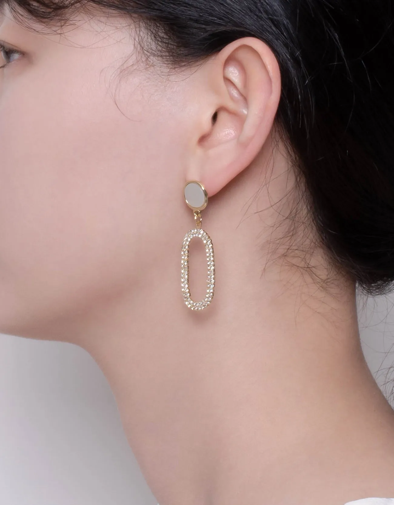 Radiant Halo CZ Drop Earrings for Elegant Sparkle