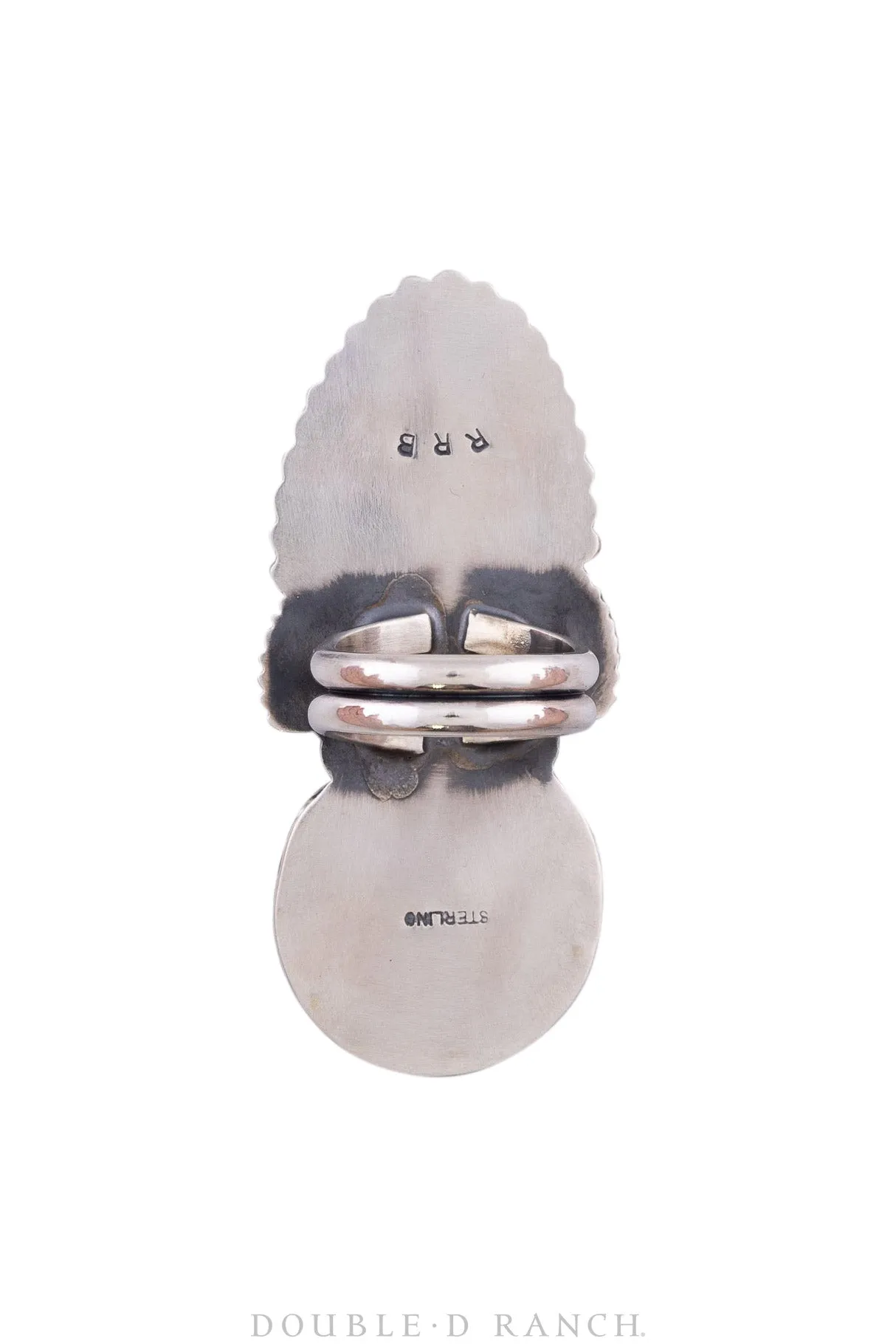Ring, Turquoise, Double Stone, Statement, Hallmark, Contemporary, 960