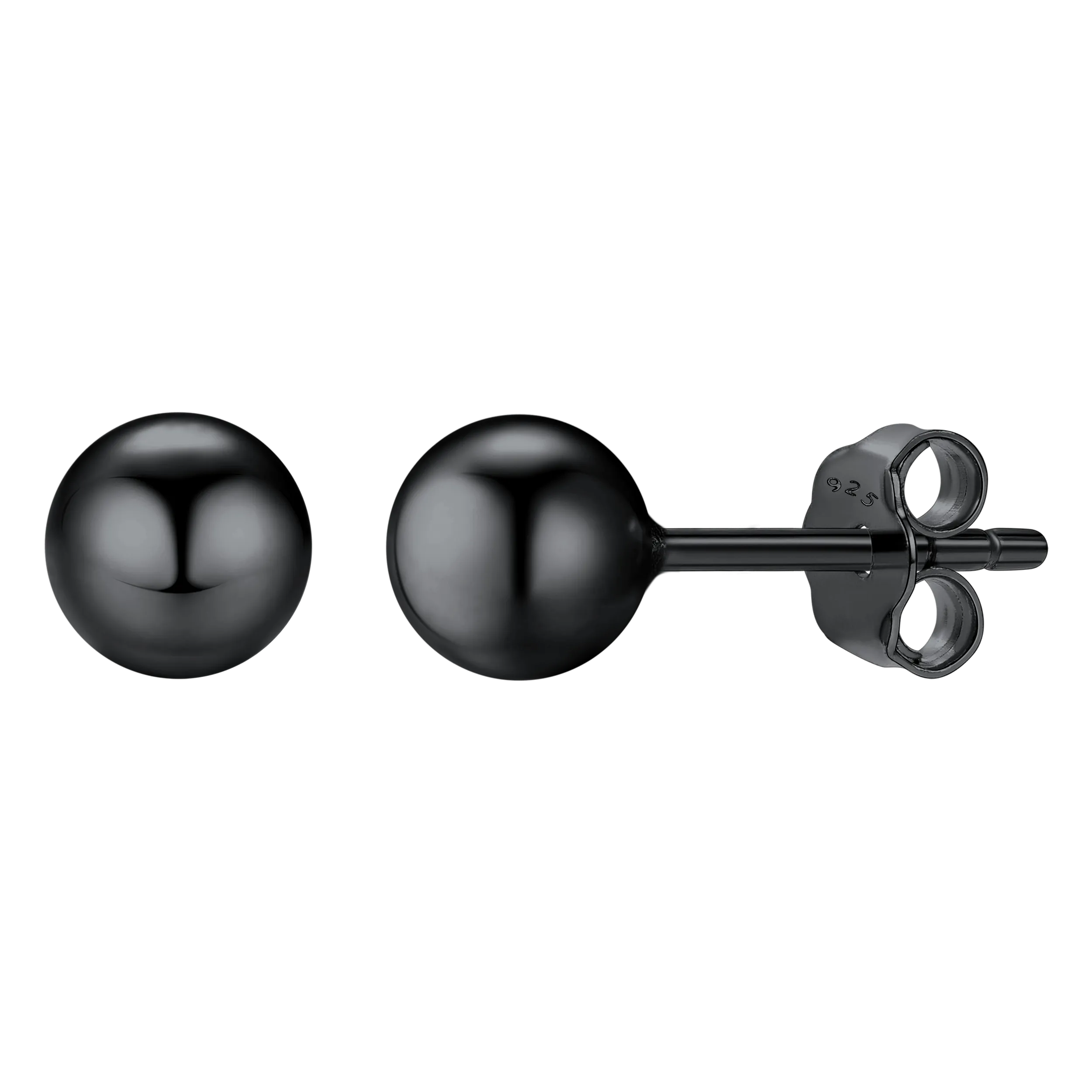 S925 Silver Minimalist Ball Stud Earrings for Women