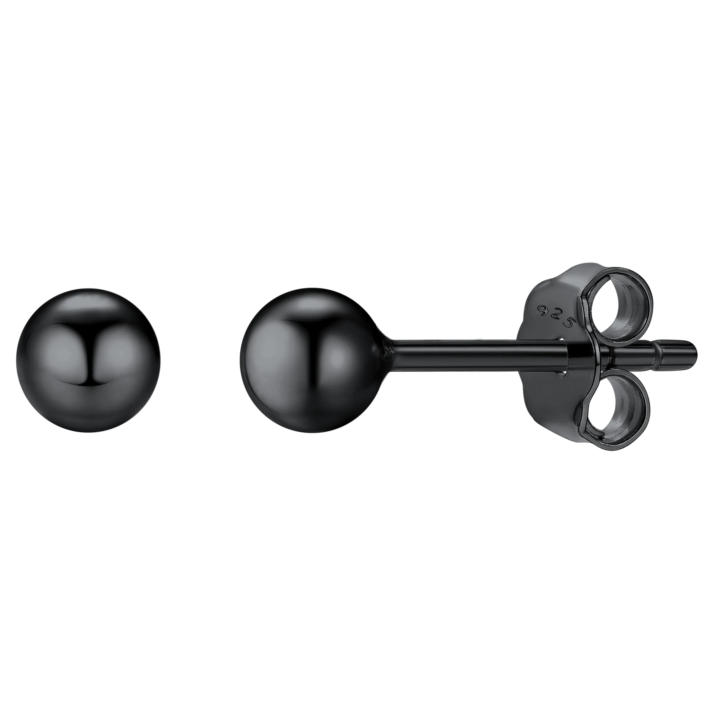 S925 Silver Minimalist Ball Stud Earrings for Women