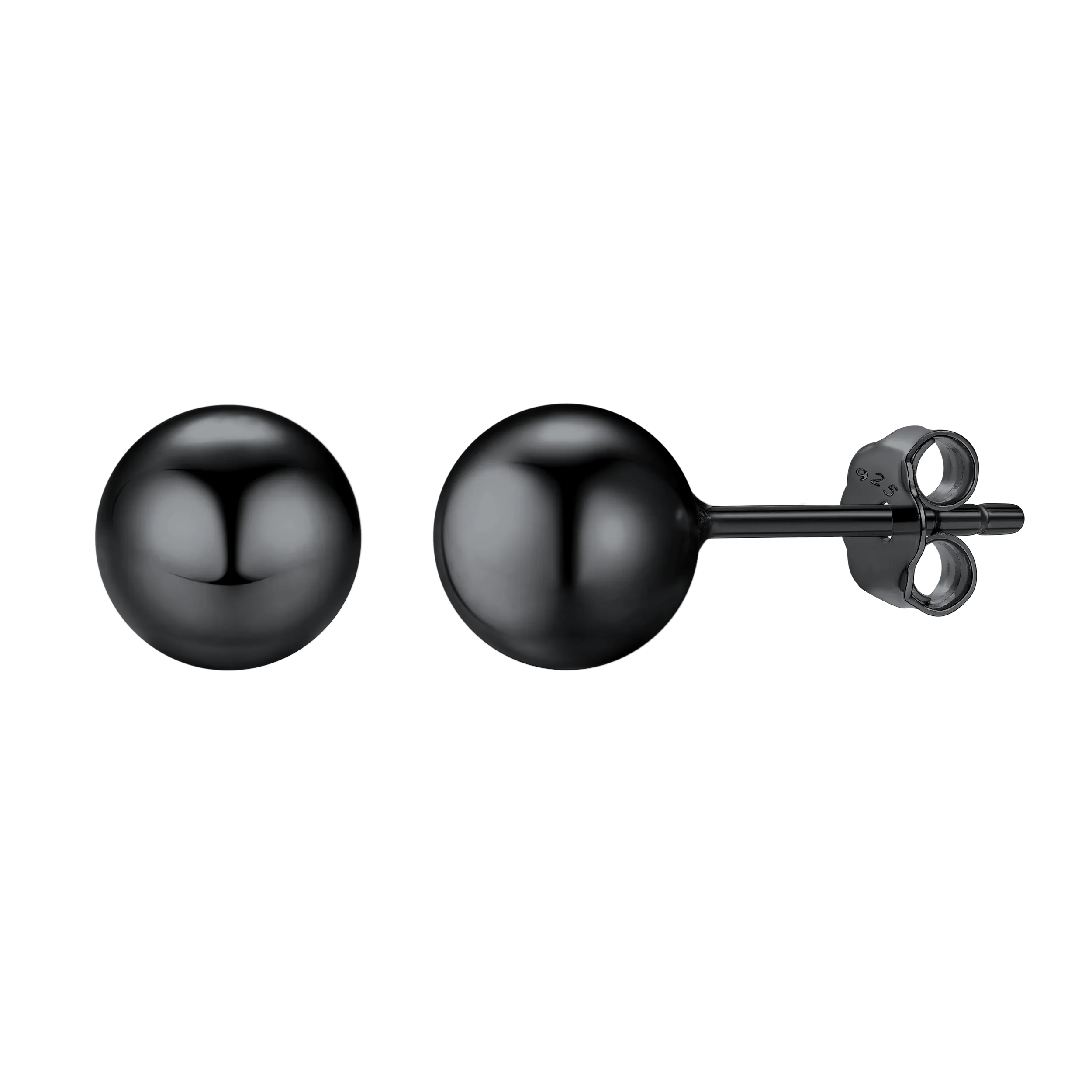 S925 Silver Minimalist Ball Stud Earrings for Women