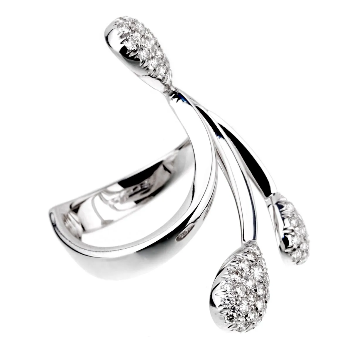 Scavia White Gold Diamond Cocktail Ring