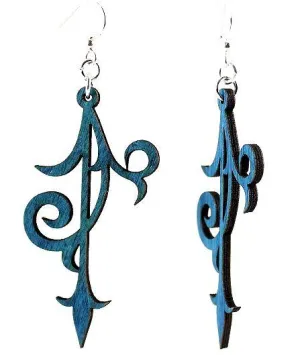 Scroll Ornament Earrings # 1056