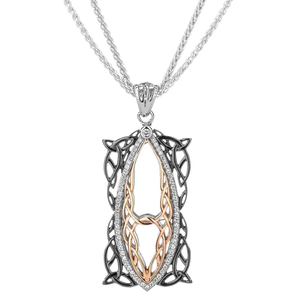 Silver And 10k Rose Gold Gateway Pendant | Keith Jack / RETIRED