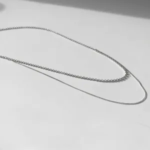 Silver Cascade Necklace
