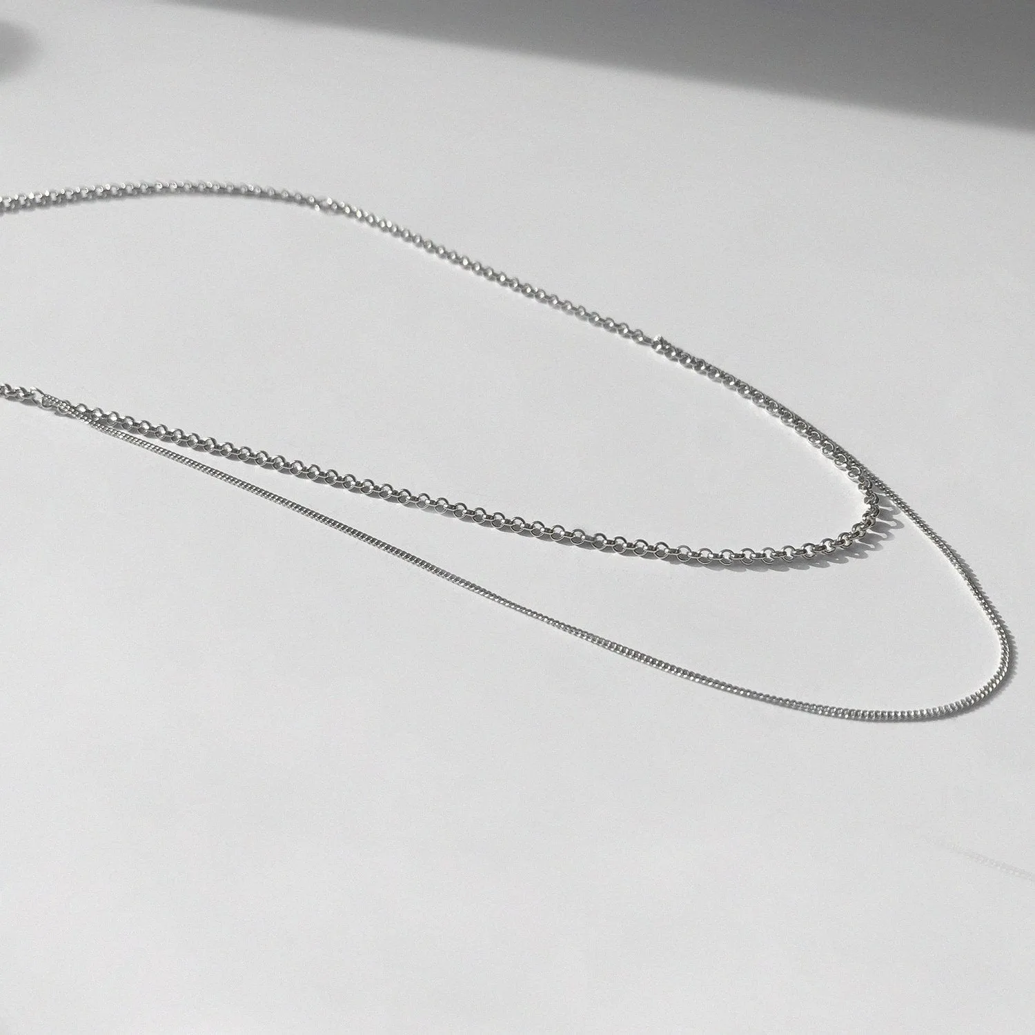 Silver Cascade Necklace