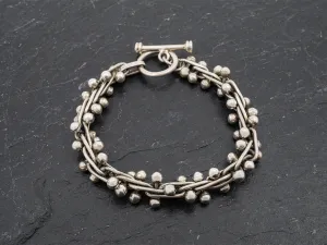 Small Sterling Silver Spratling Bracelet