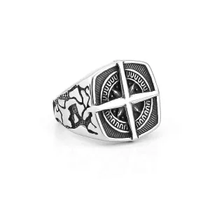 Square Compass Ring