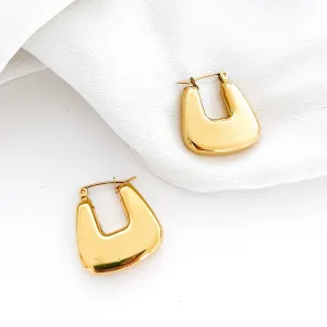 Square U Earrings