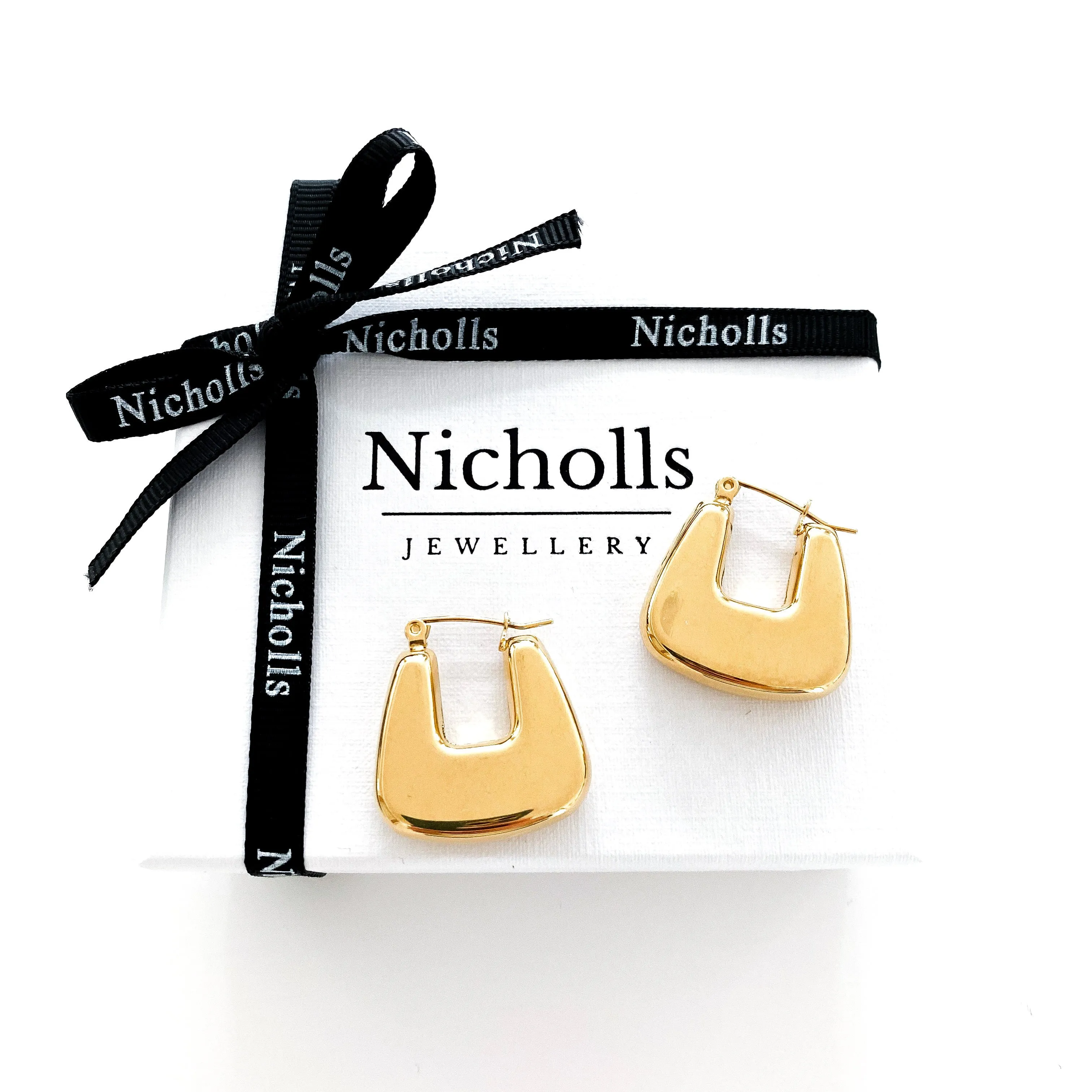 Square U Earrings