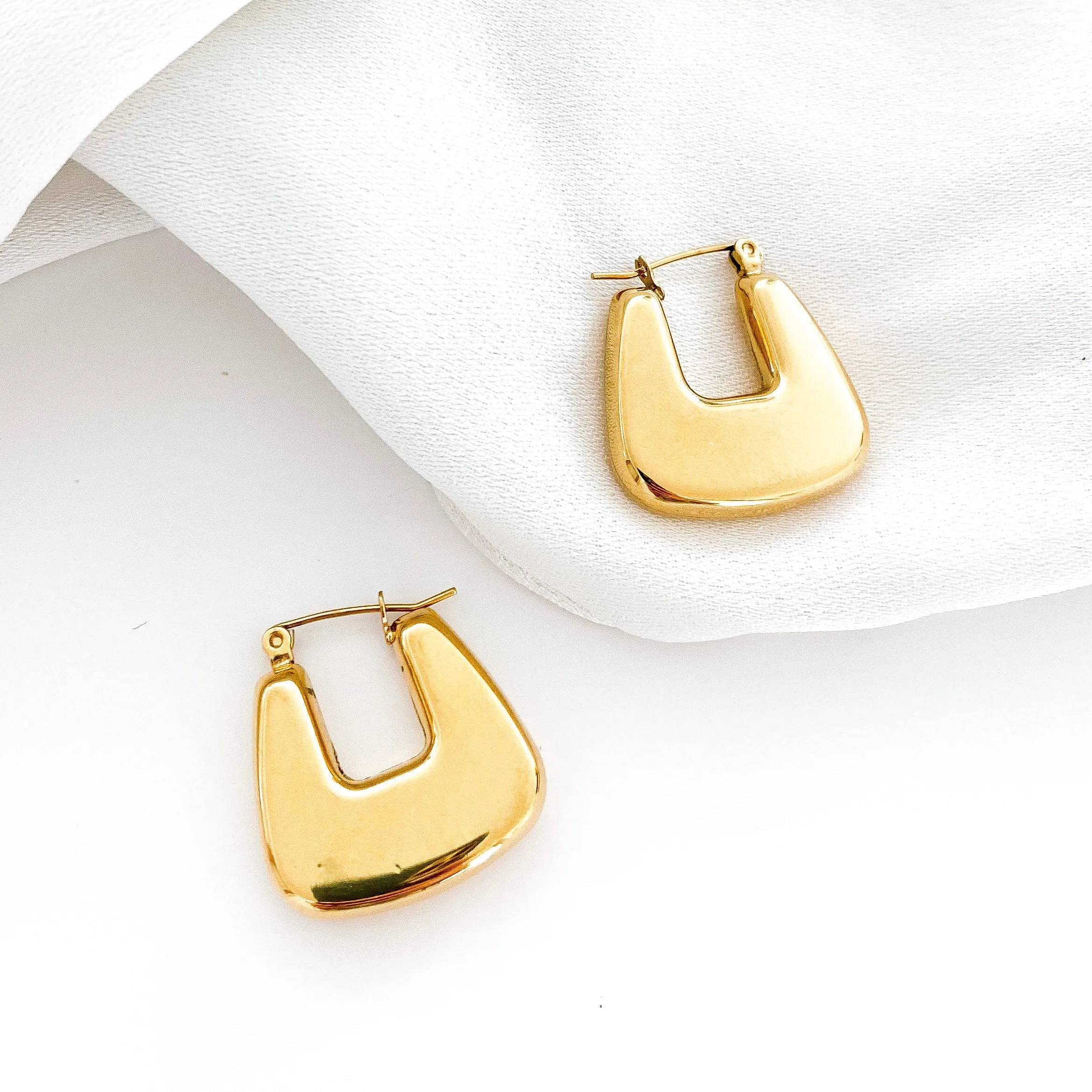 Square U Earrings