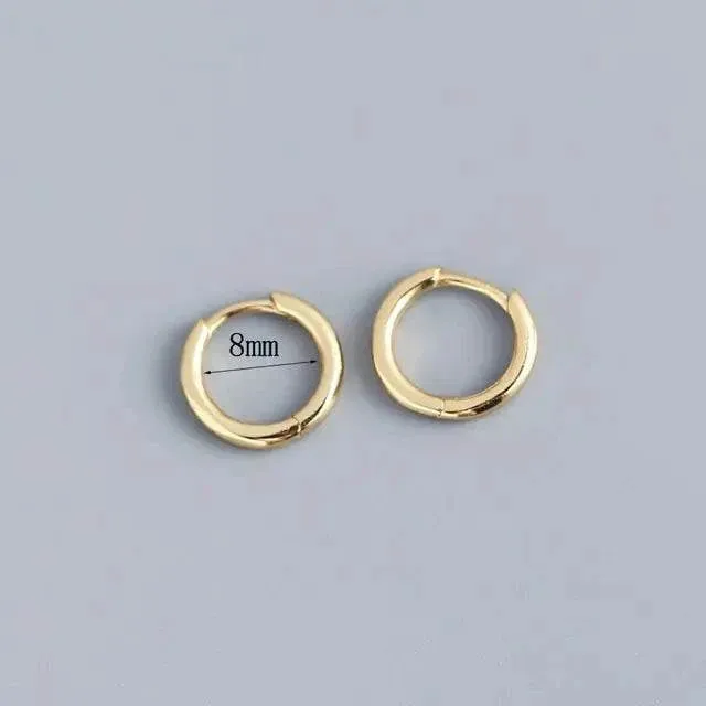 Stainless Steel Minimalist Hoop Earrings