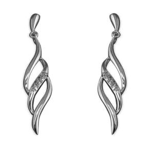 Sterling Silver Stud Drop Earrings (sold out)