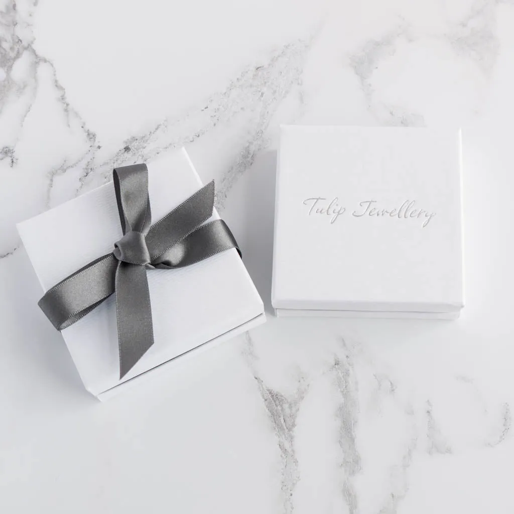 Sterling Silver Twisted Ribbon Pendant Necklace