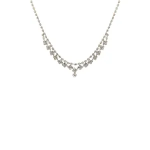Stylish Rhinestone Design Crystal Necklace