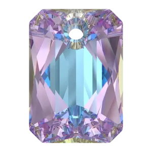 Swarovski Pendants Emerald Cut (6435) Crystal Vitrail Light P