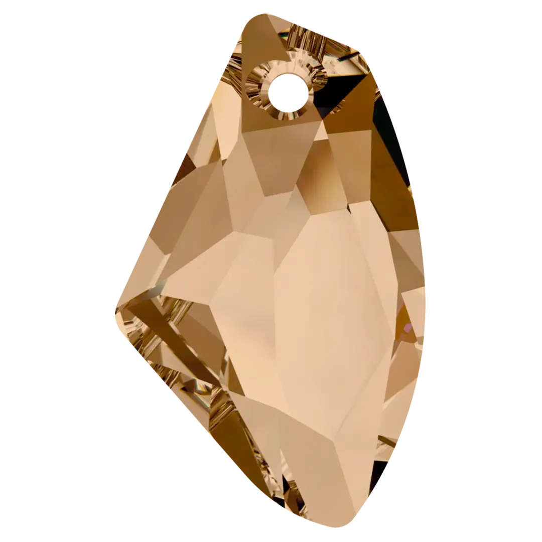 Swarovski Pendants Galactic Vertical (6656) Crystal Golden Shadow