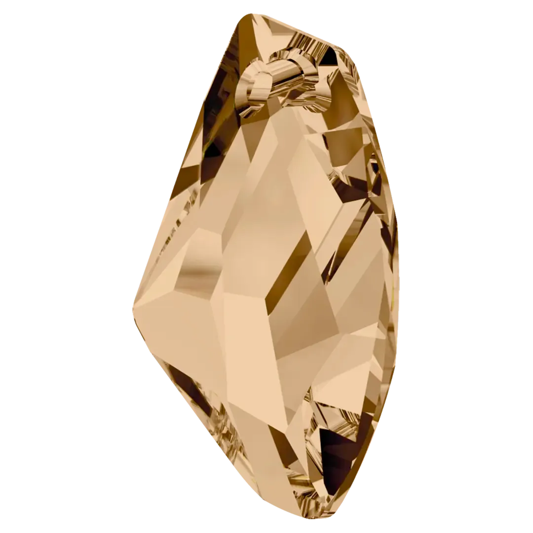 Swarovski Pendants Galactic Vertical (6656) Crystal Golden Shadow