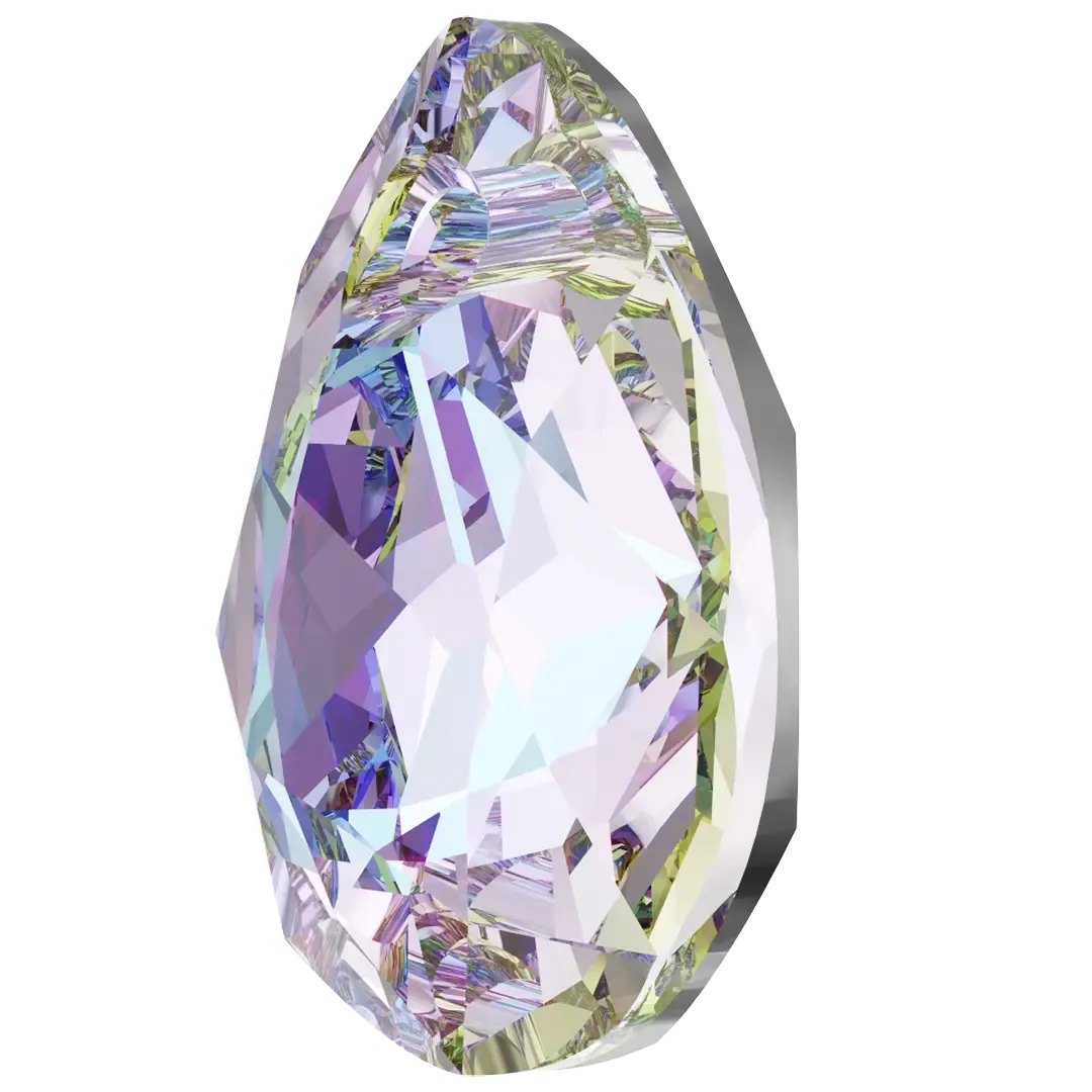 Swarovski Pendants Pear Cut (6433) Crystal Vitrail Light P